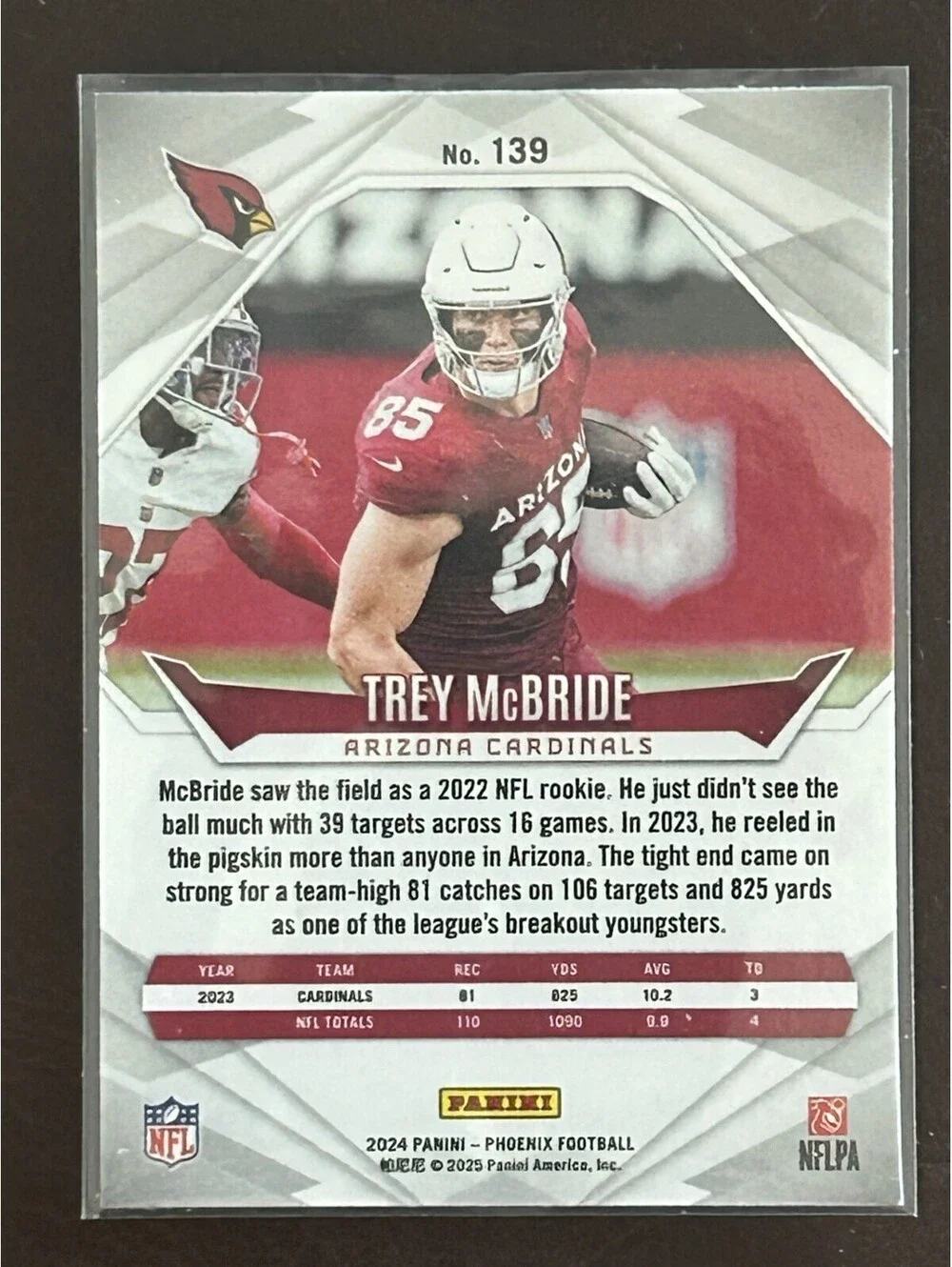 TREY MCBRIDE COLLECTION 2024 PANINI PHOENIX WITH LAZER INSERT 7 CARD NM LOT